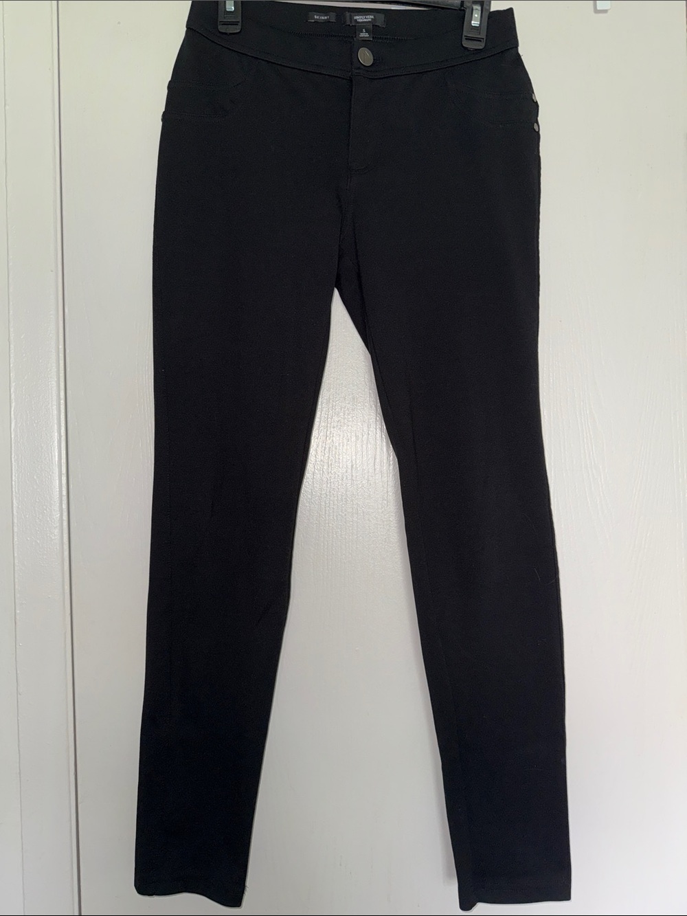 Simply Vera Vera Wang Black Skinny Ponte Pants